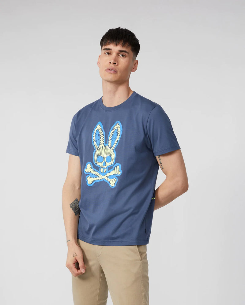 Psycho bunny (men’s marine blue wardell graphic t-shirt)