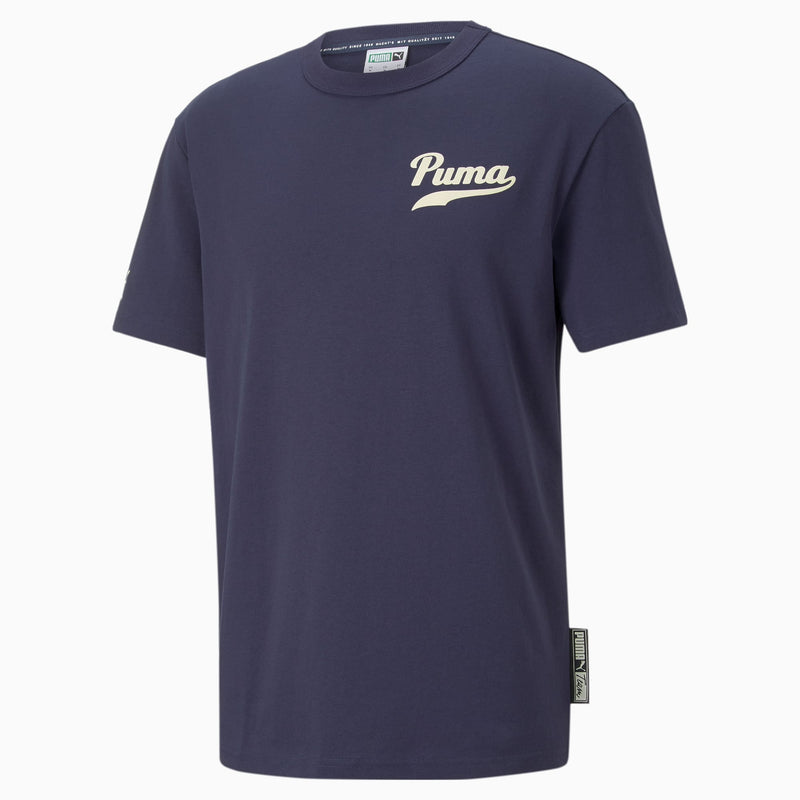 Puma (peacoat team graphic t-shirt)