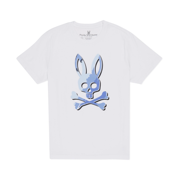 Psycho bunny (mens white fashion t-shirt)