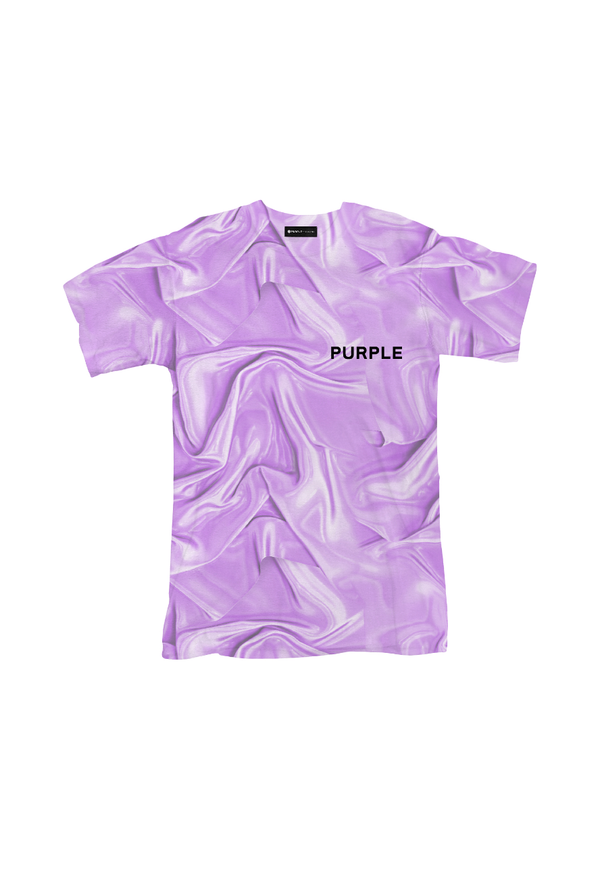 Purple brand (lavender textured jersey inside out t-shirt)