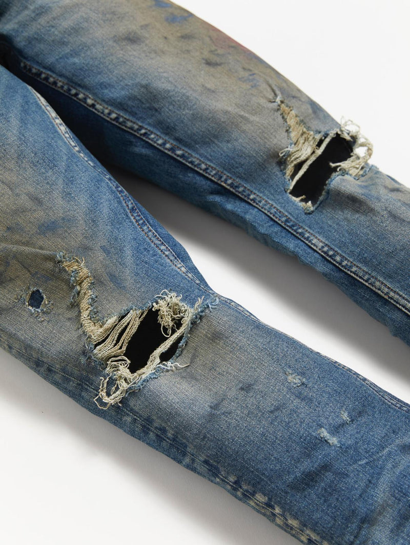 Artmeetschaos (blue medium rust cut jean)