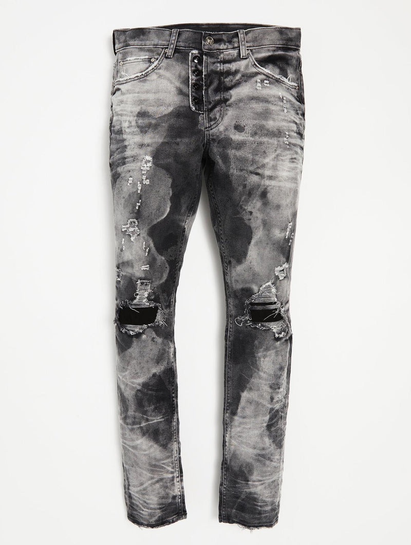 Artmeetschaos (charcoal bleach cut jean)