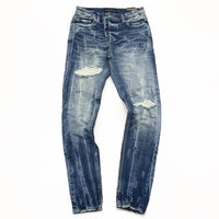 Artmeetschaos (BLUE /white WASH JEANS )