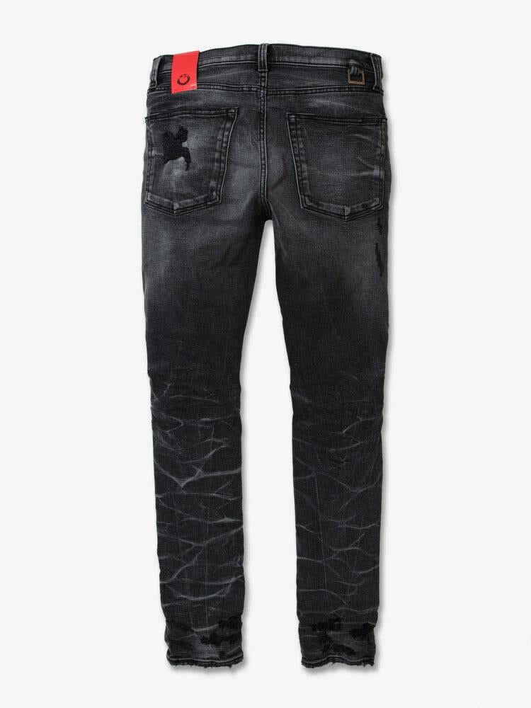 Artmeetschaos (grey/black wash jeans)