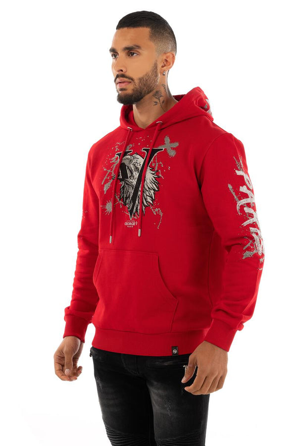 Avenue George (red eagle hoodie)