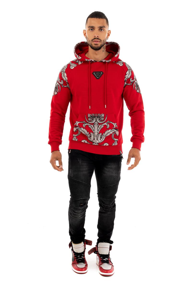 Avenue George (red "gv baroque hoodie)