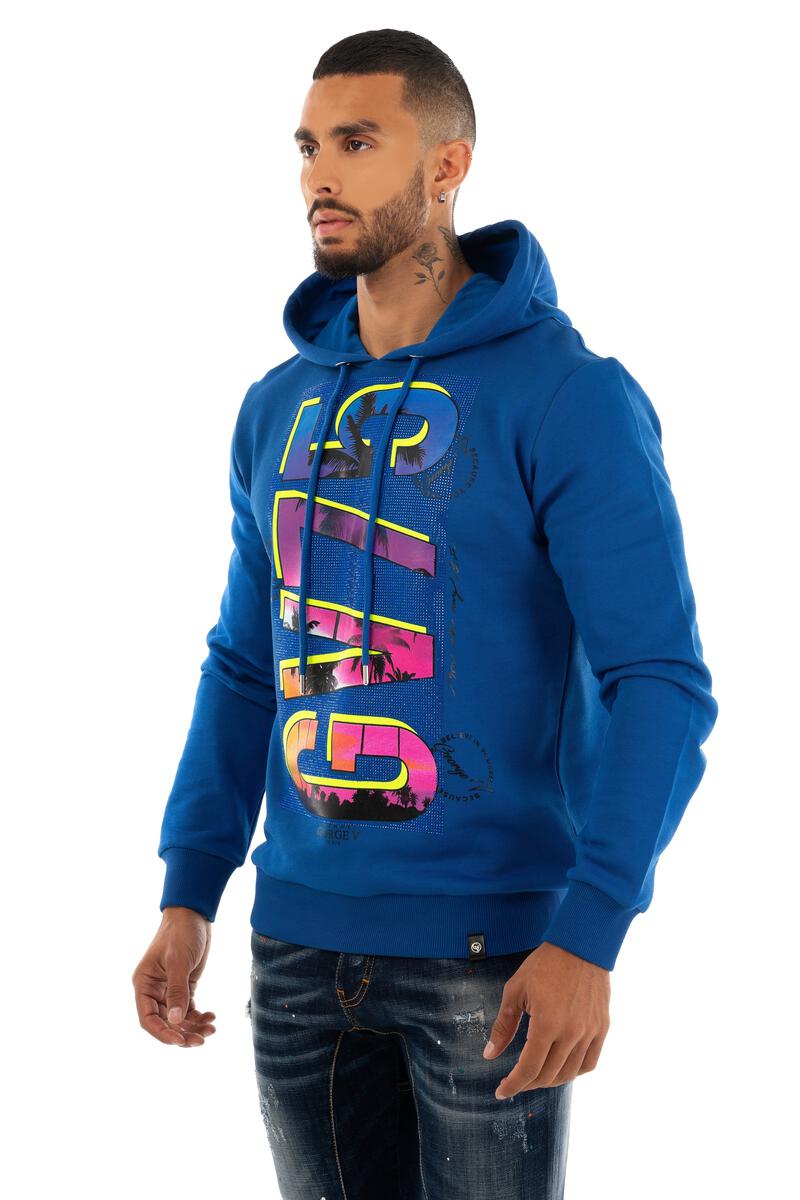 Avenue George (royal blue sax hoodie)