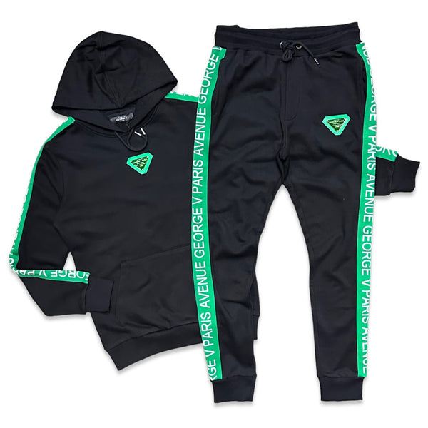 Avenue George (black/green "sax jogging set)