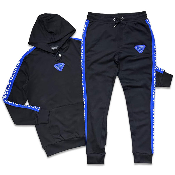 Avenue George (black/royal blue "sax jogging set)