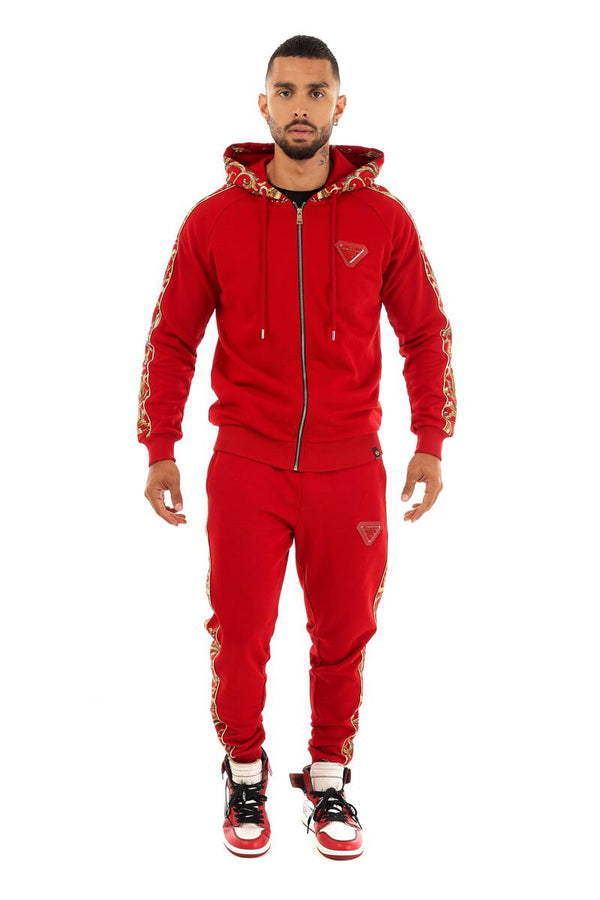 Avenue George (red/gold jogging set)