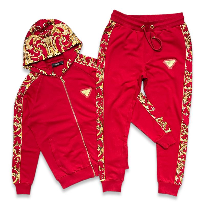 Avenue George (red/gold jogging set)