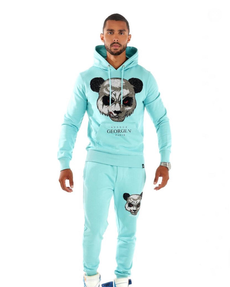 Avenue George (turquoises “evil panda jogging set)