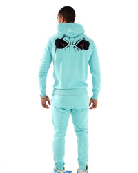 Avenue George (turquoises “evil panda jogging set)