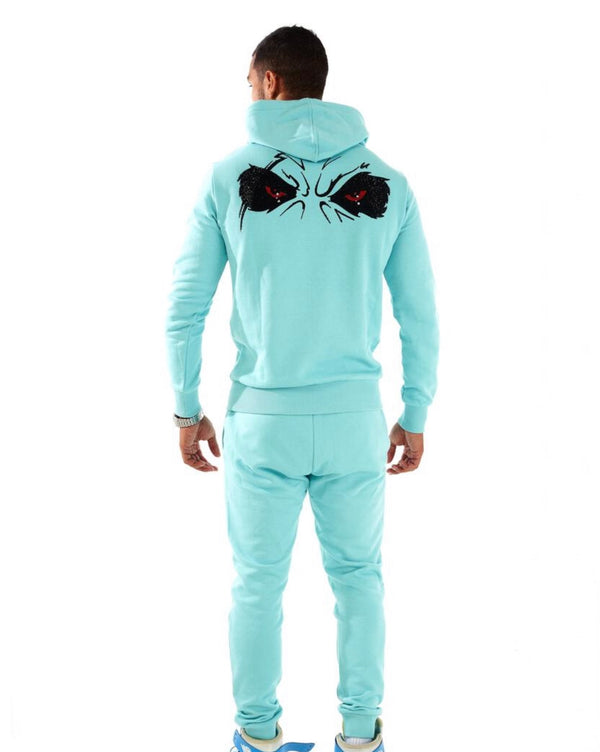 Avenue George (turquoises “evil panda jogging set)