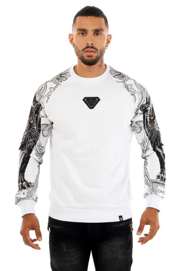 Avenue George (white/sliver "lion sweater)