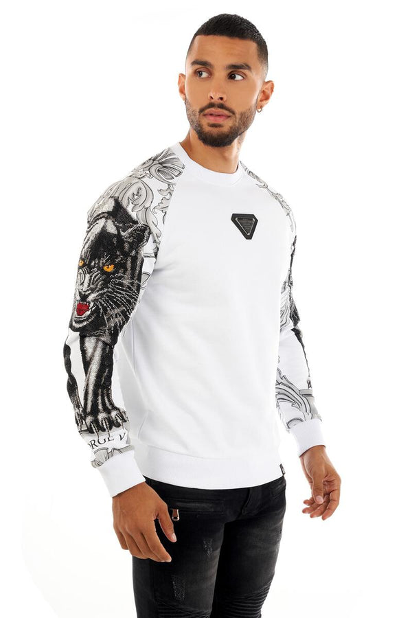 Avenue George (white/sliver "lion sweater)