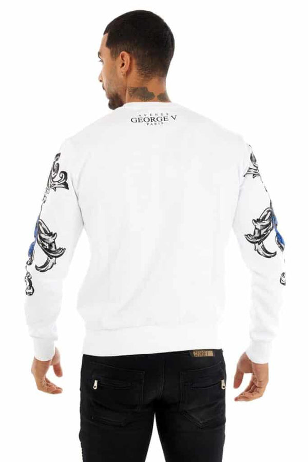 Avenue George (white/sliver "lion sweater)