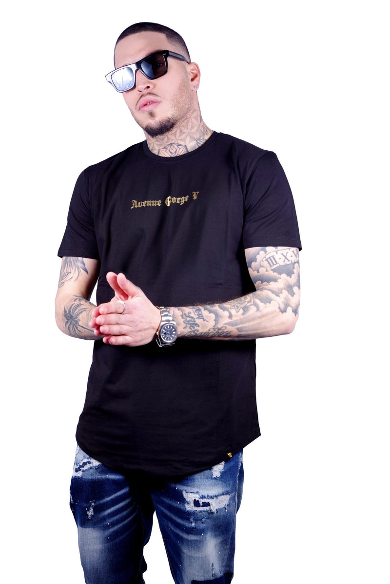 Avenue George (Black/Gold crewneck t-shirts)