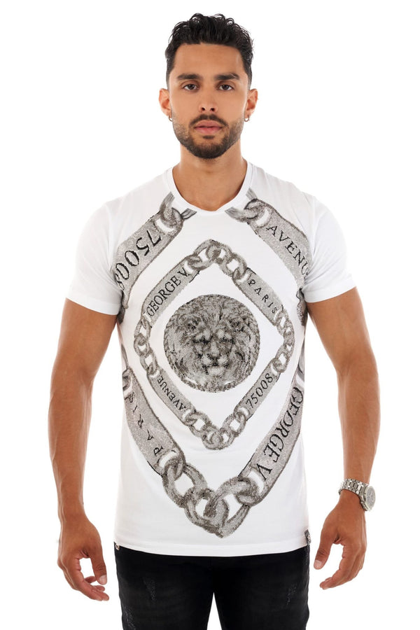 Avenue George (white gv baroque t-shirt)