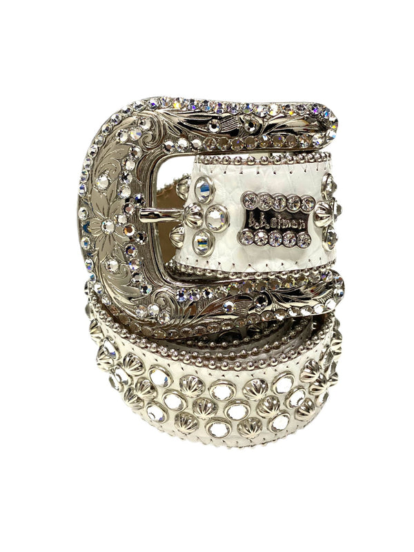 B.b Simon (white/sliver crystal belt)