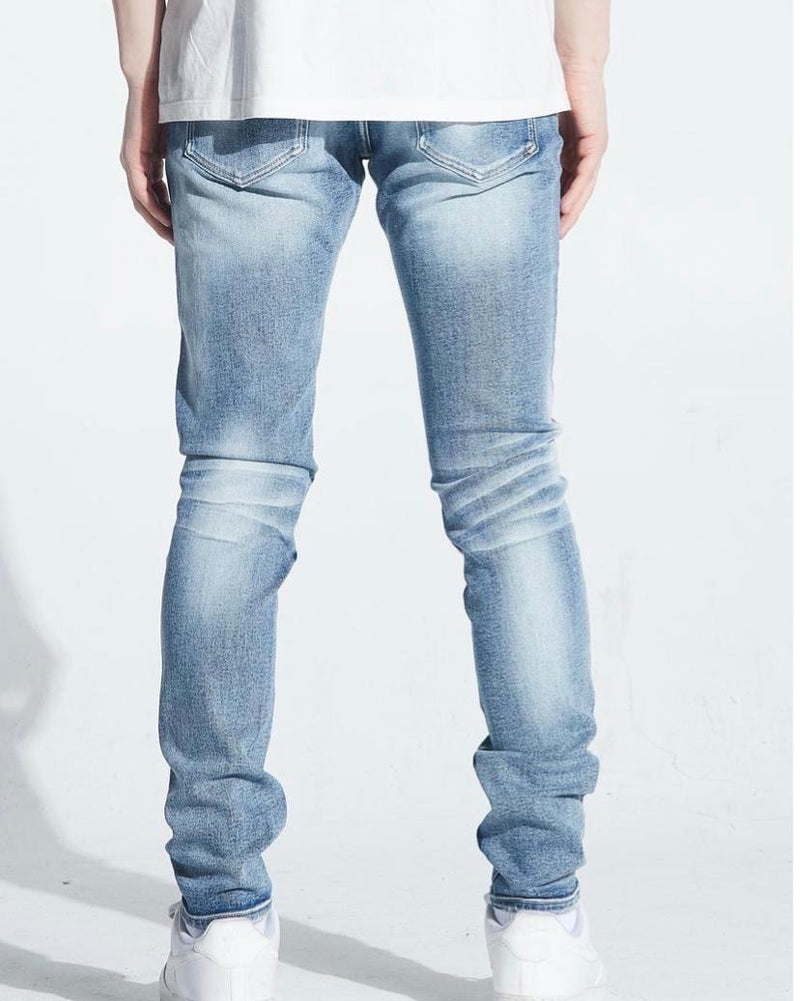 Crysp denim (Blue/dark blue cut wash jean -108)