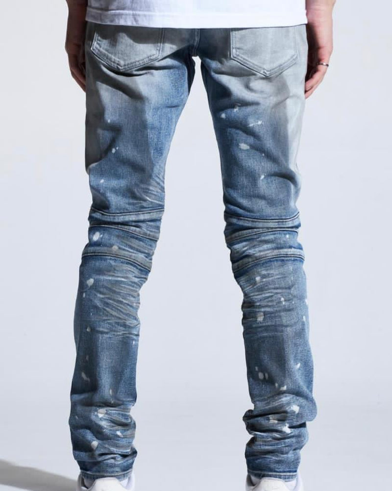 Crysp denim (blue montaña dirty indigo jean -108)