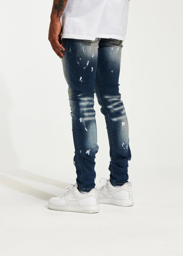 Crysp denim (blue paint Atlantic jean -119)