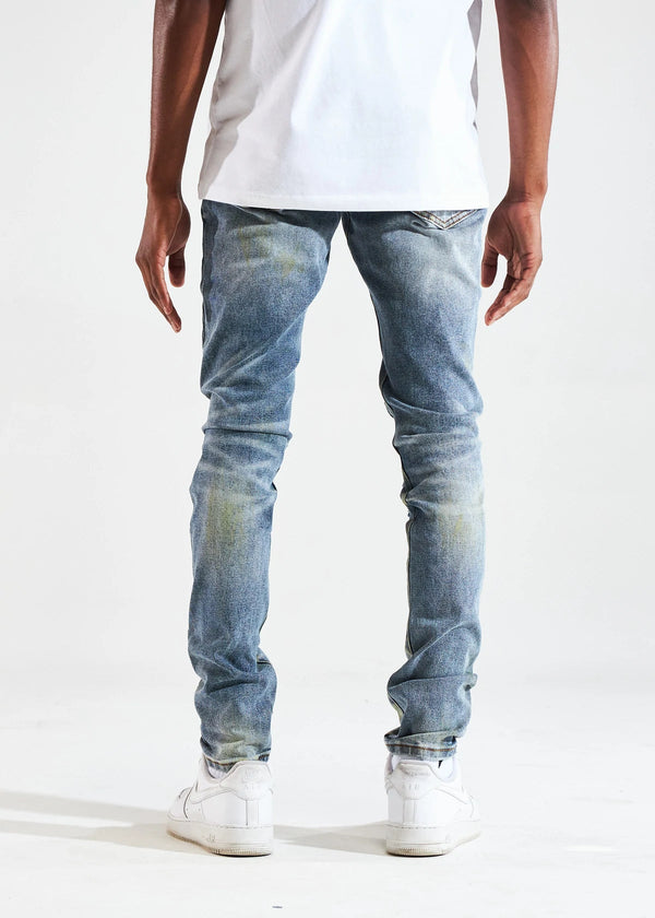 Crysp denim (blue patchwork Atlantic jean -134)