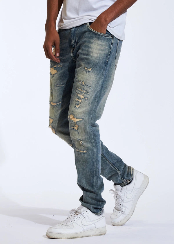 Crysp denim (blue sand Atlantic cut jean -22)