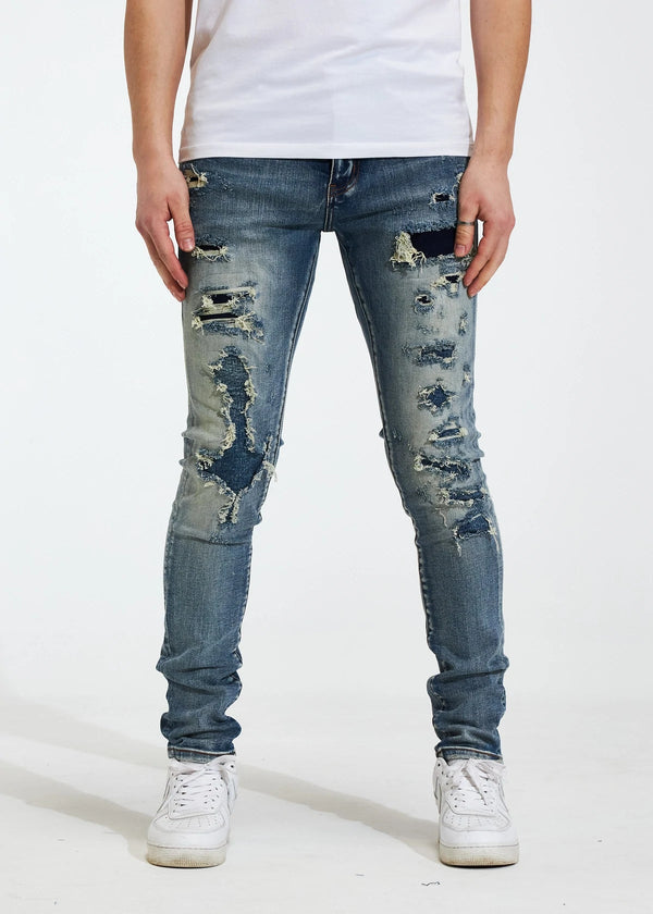 Crysp denim (blue stone wash archer jean -11)