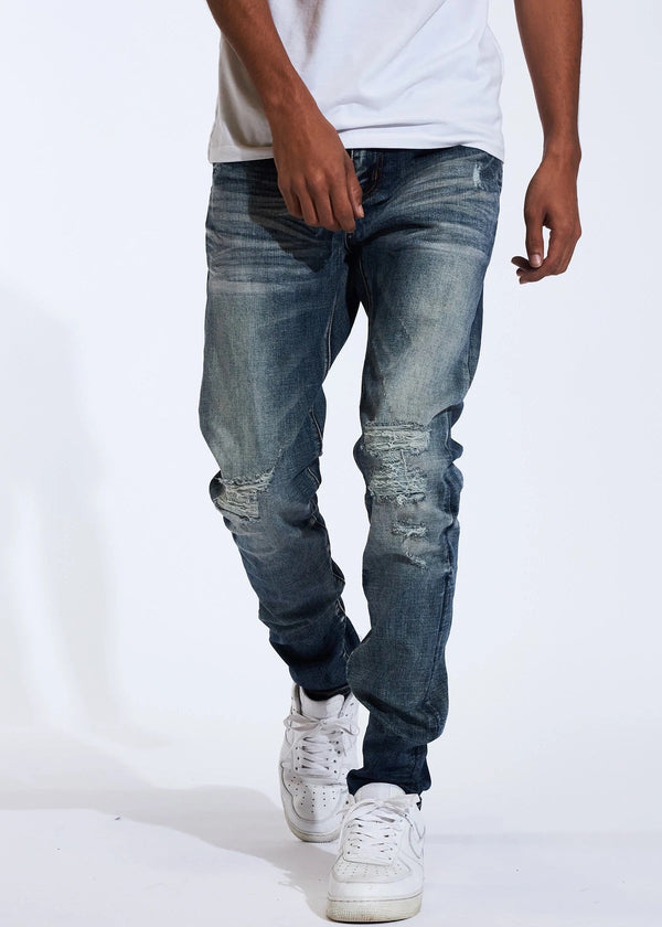 Crysp denim (blue wash Atlantic jean -34)