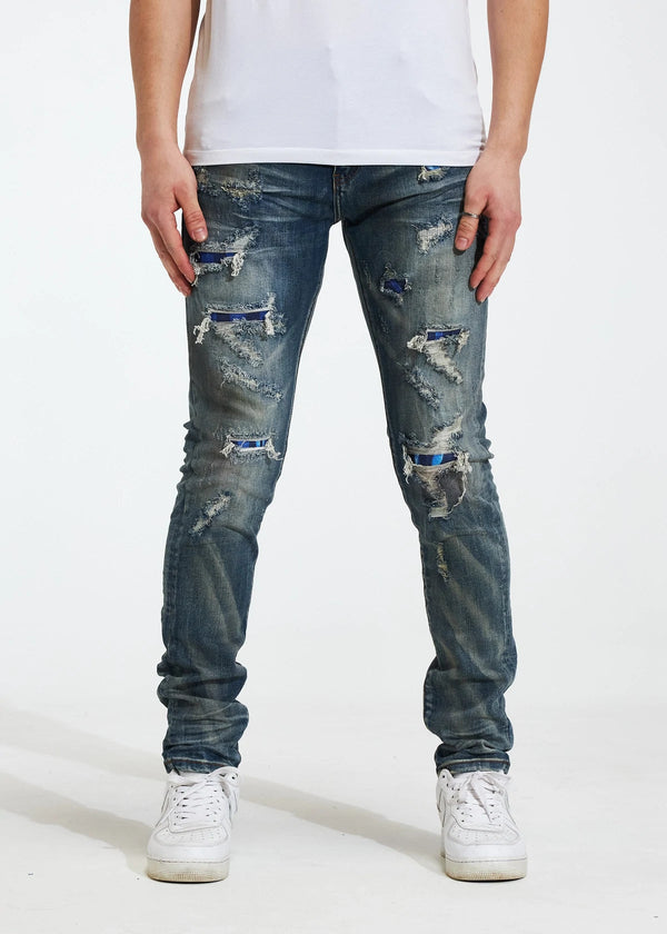 Crysp denim (blue wash scan jean -14)