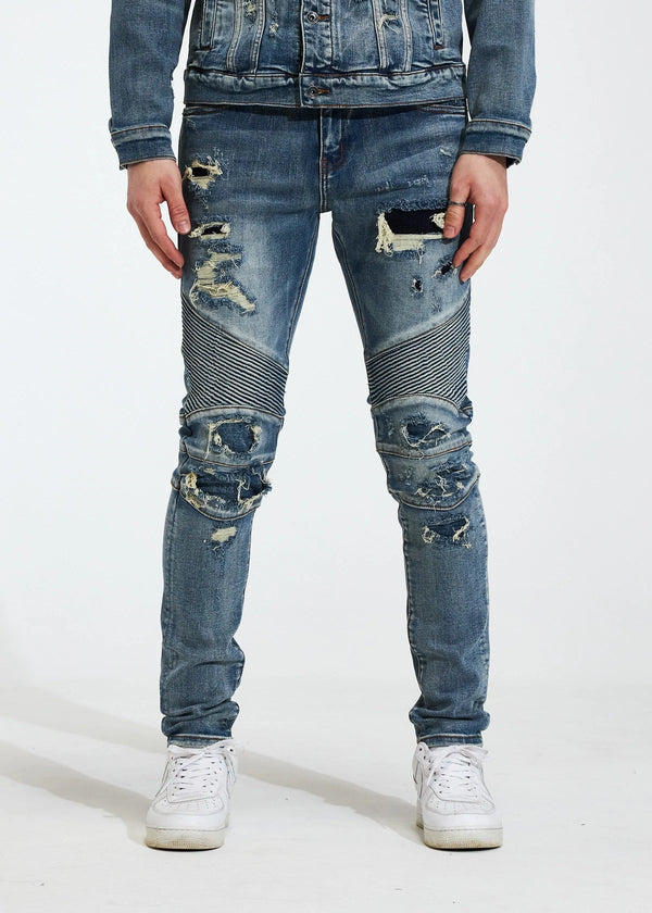 Crysp denim (blue wash sky walker jean -13)