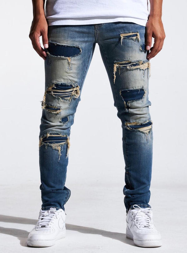 Crysp denim (dark blue indigo Atlantic jean)