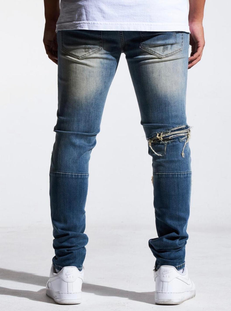 Crysp denim (dark blue indigo Atlantic jean)