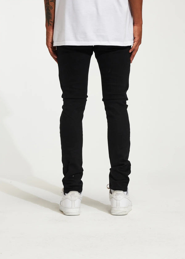 Crysp denim (jet black Atlantic jean -123)