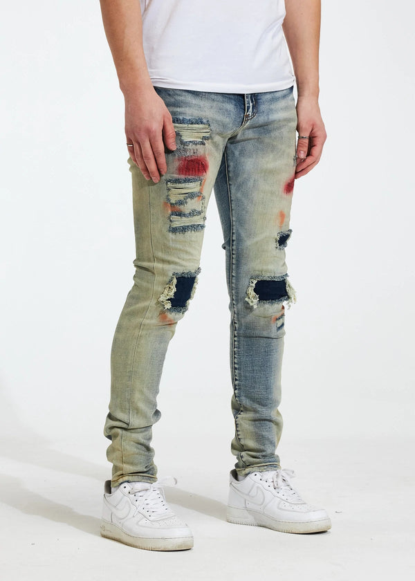 Crysp denim (light blue patch levy denim  jean -4)