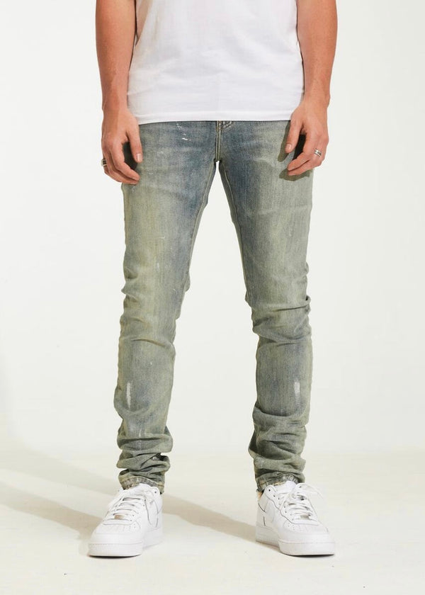 Crysp denim (stone glitter indigo Atlantic jean  -211)