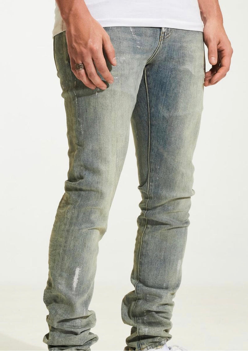 Crysp denim (stone glitter indigo Atlantic jean  -211)