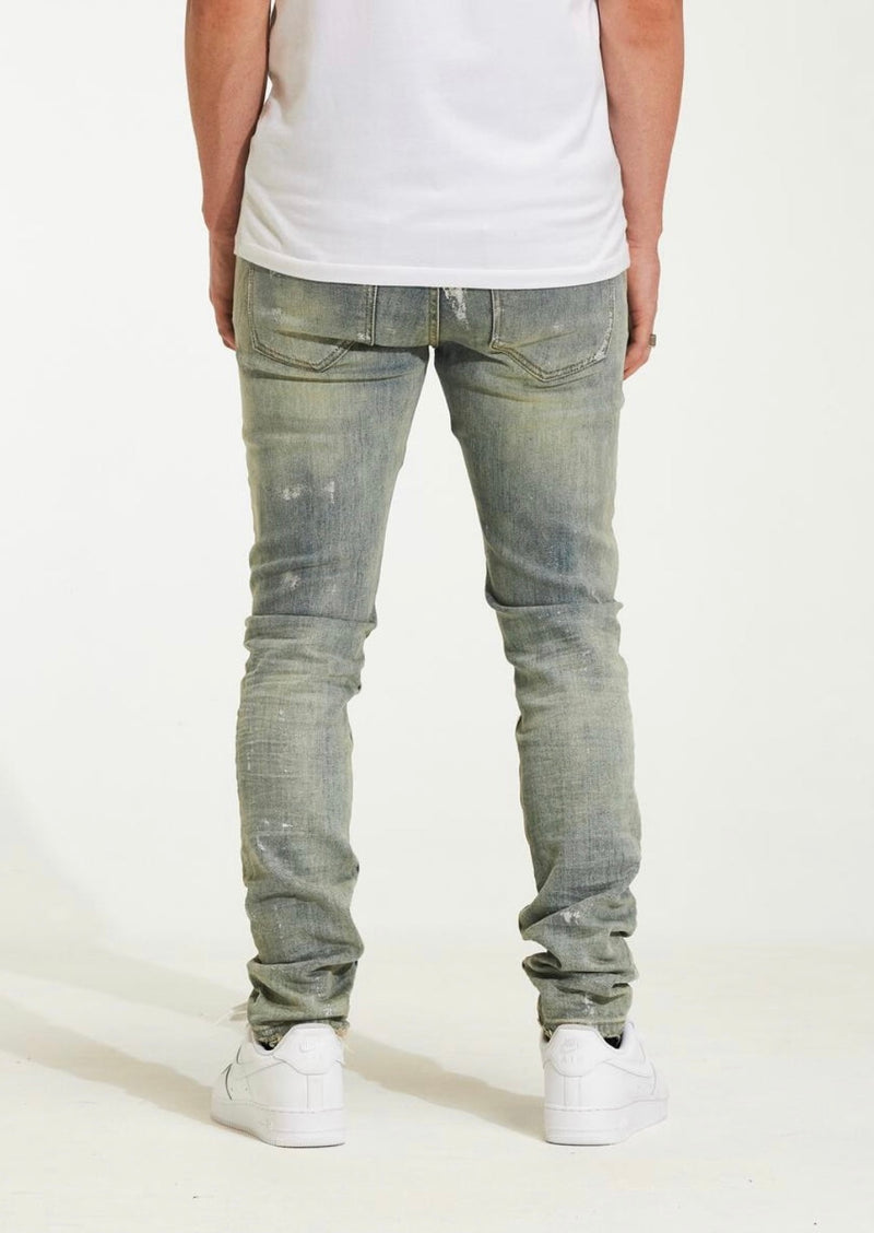 Crysp denim (stone glitter indigo Atlantic jean  -211)