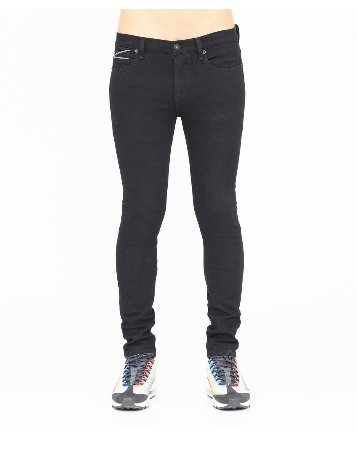 Cult of Individuality Black Punk Super Skinny Stretch Jeans