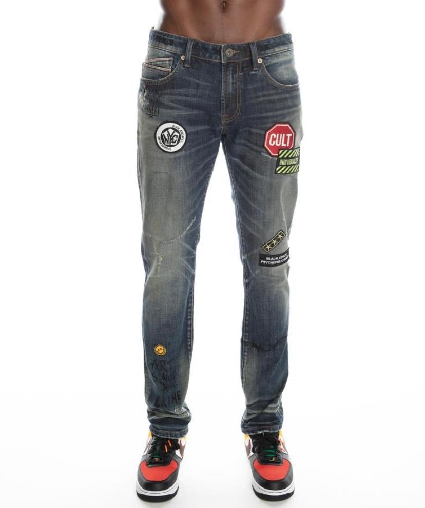 Cult of individuality (blue denim Jeans)