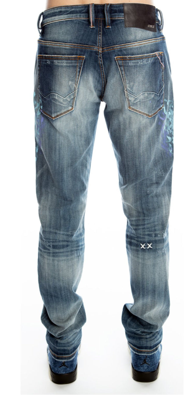 Cult of individuality (Blue/purple rocker Jeans)