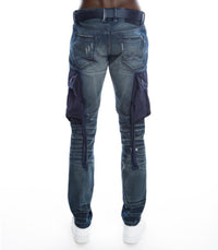 Cult of individuality (blue rocker cargo belt in SYNC jean)