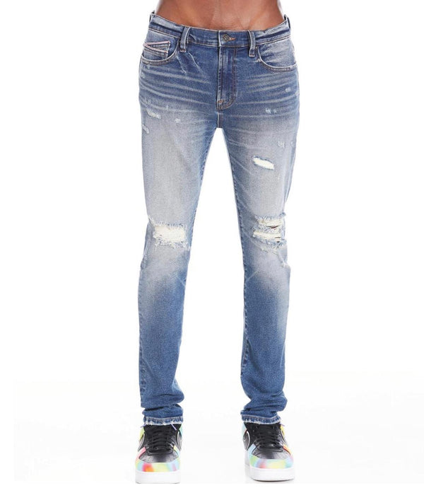 Cult of individuality (dark blue punk super skinny jean)