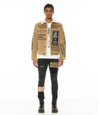 Cult of Individuality Mixer Punk Patch Skinny Jeans Black