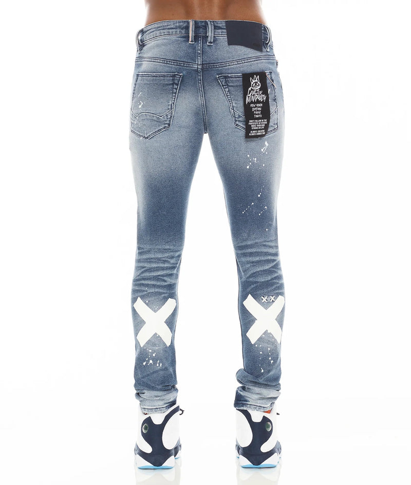 cult of individuality (tape punk spuer skinny jean)