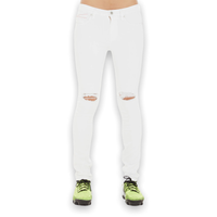 Cult of individuality (white punk super skinny stretch jean)