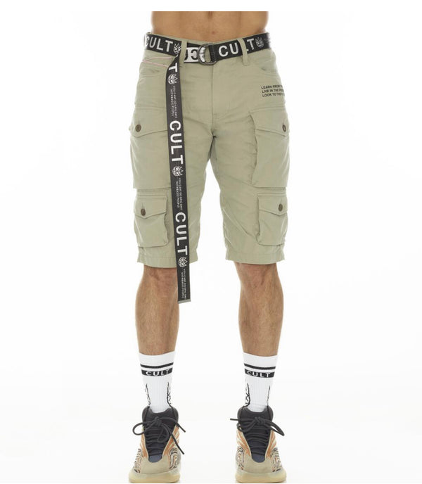 Cult of individuality (basil cargo short ridged white)