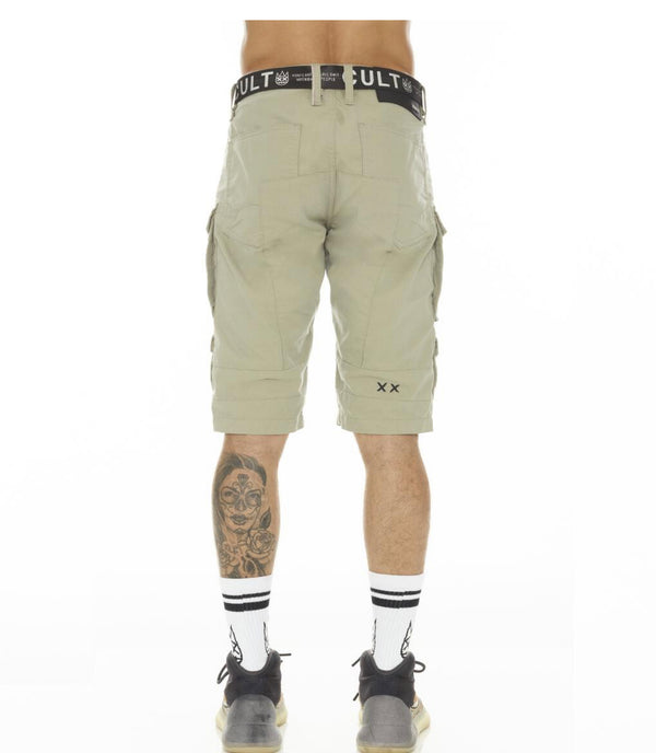 Cult of individuality (basil cargo short ridged white)